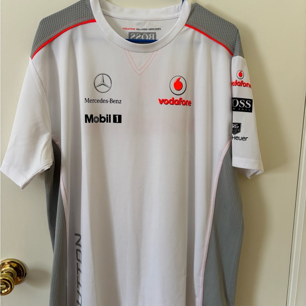 McLaren Mercedes Jensen Button Men's Shirt